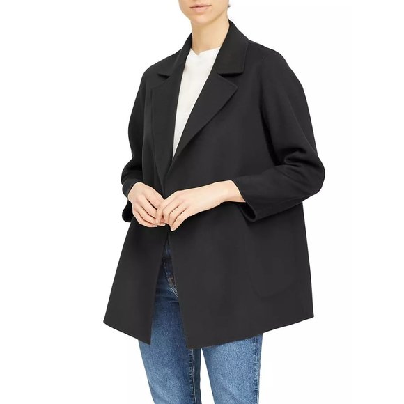 THEORY Clairene Double Face Jacket in Black - NWT - Size Small - Picture 3 of 6